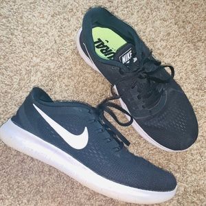 Black Nike running shoes!